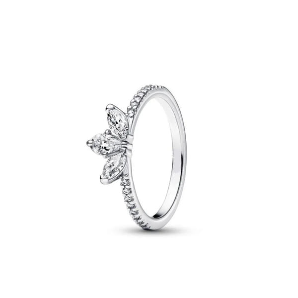 Sterling Silver Embrace: Timeless Love Ring