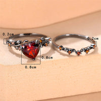 "925 Sterling Silver Timeless Expression Love Stone Ring"