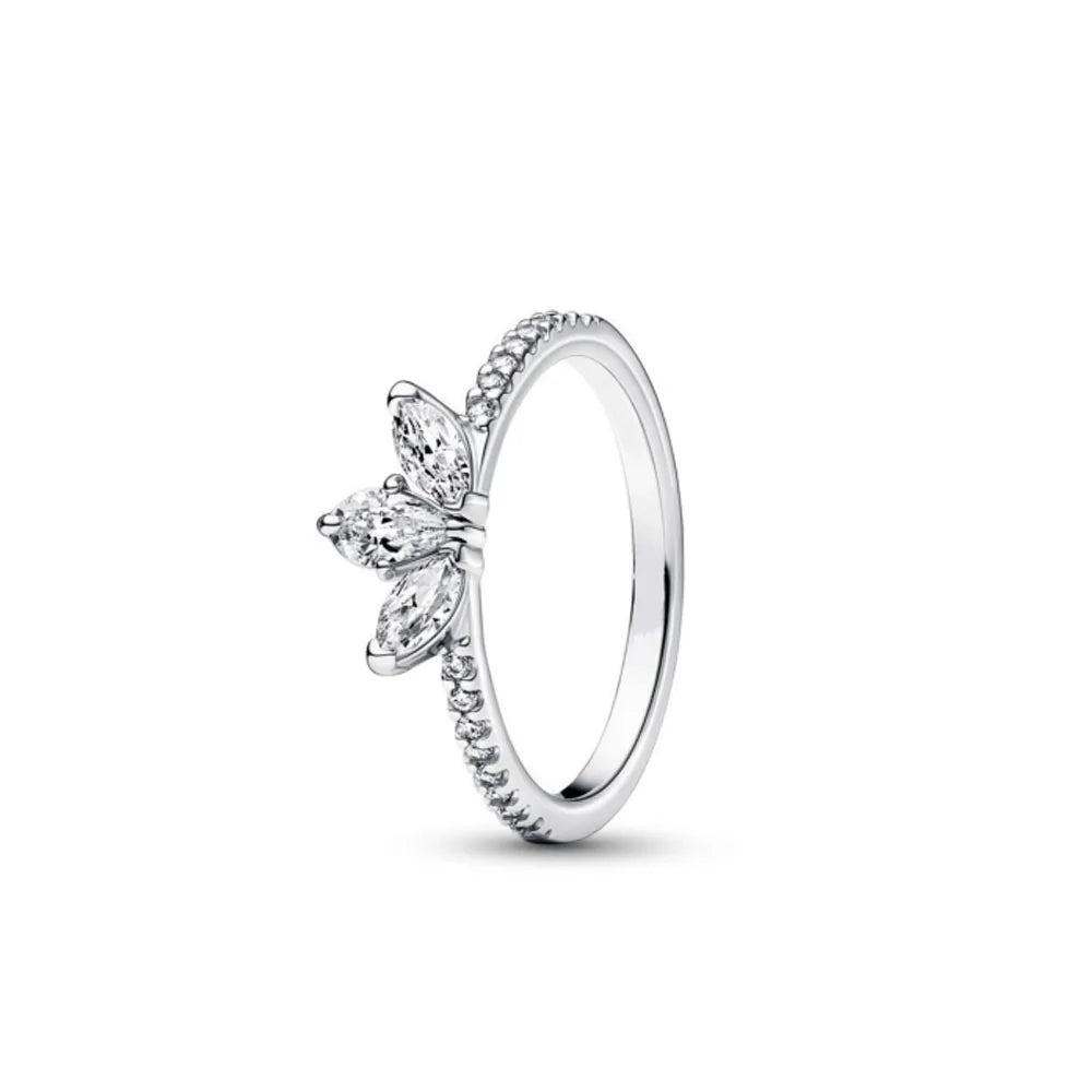 Sterling Silver Embrace: Timeless Love Ring