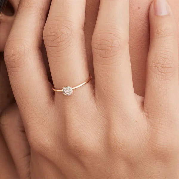 Golden Stainless Steel Couple Rings